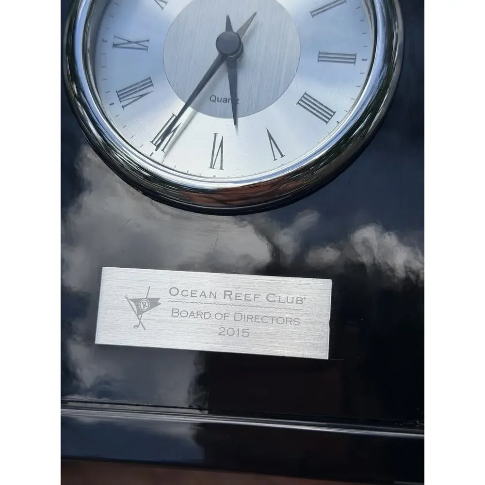 OCEAN REEF CLUB BOARD MEMBER DESK CLOCK 2005